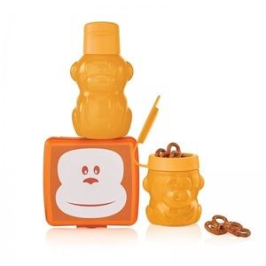 Tupperware monkey lunch kit